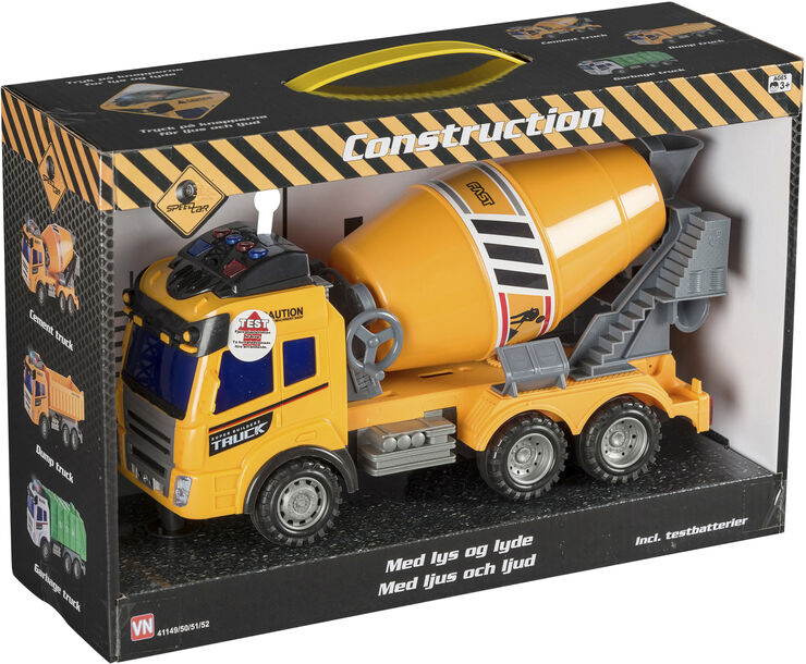 Speed Car CEMENT TRUCK mLYD-LYS 28c Orange & multi