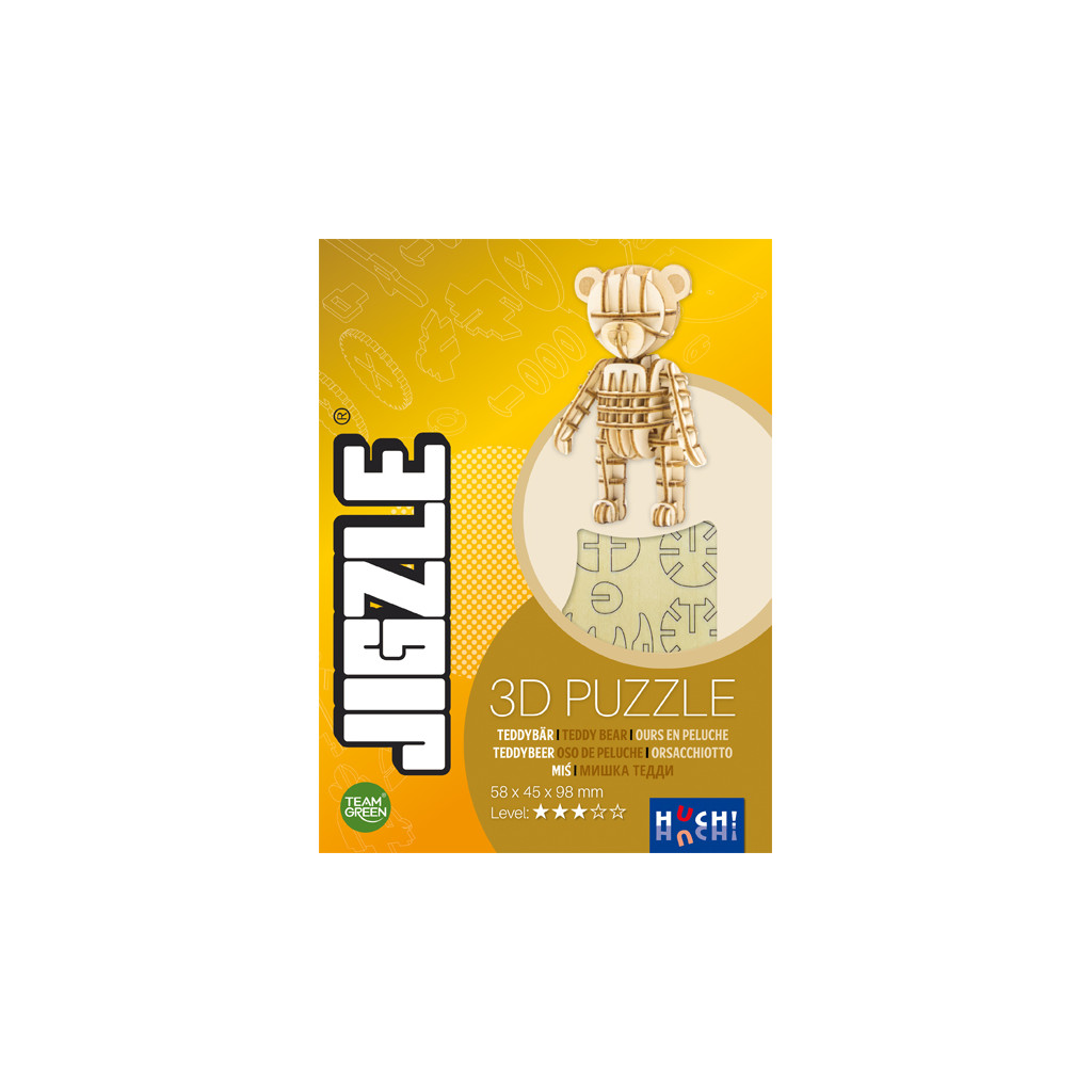 Jigzle 3D Puzzle - Ours en Peluche