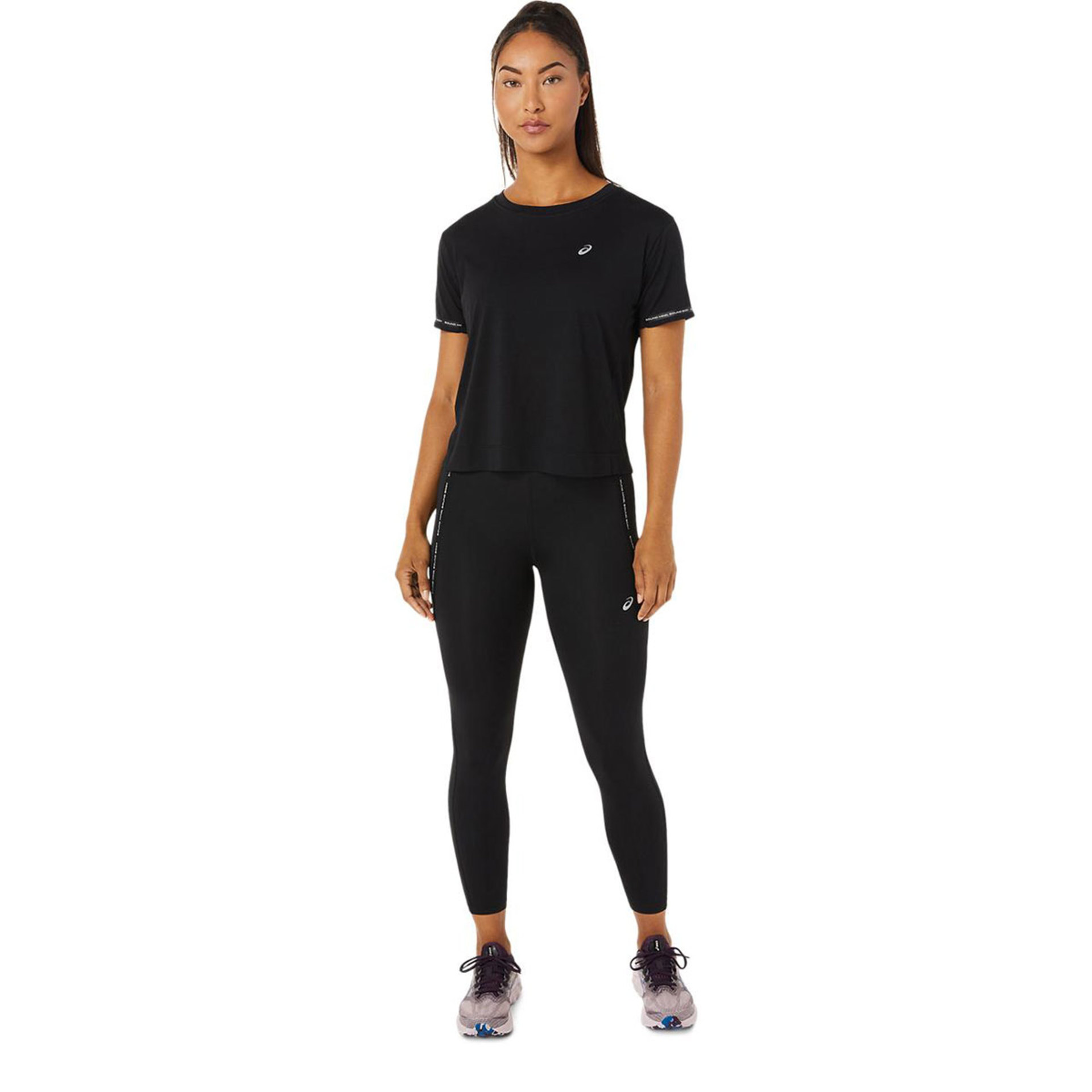 ASICS Race High Waist Hardloopbroek Lang Zwart Dames
