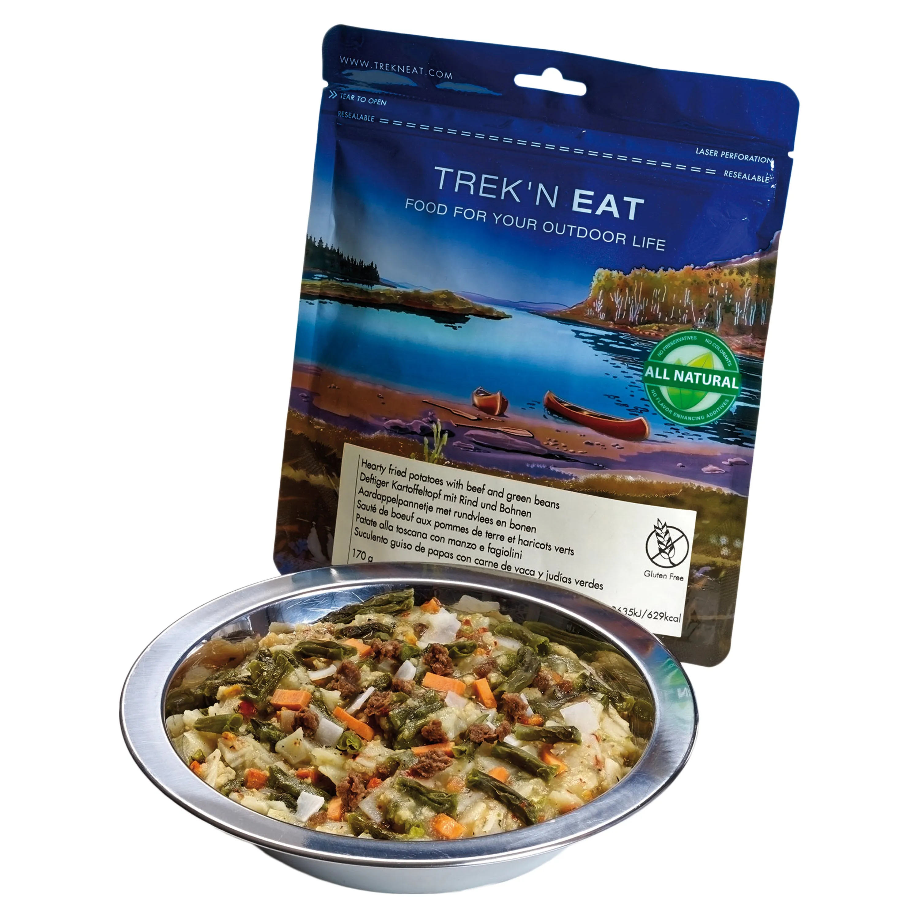 Trek’n Eat -  Deftiger Kartoffeleintopf mit Rind und Bohnen