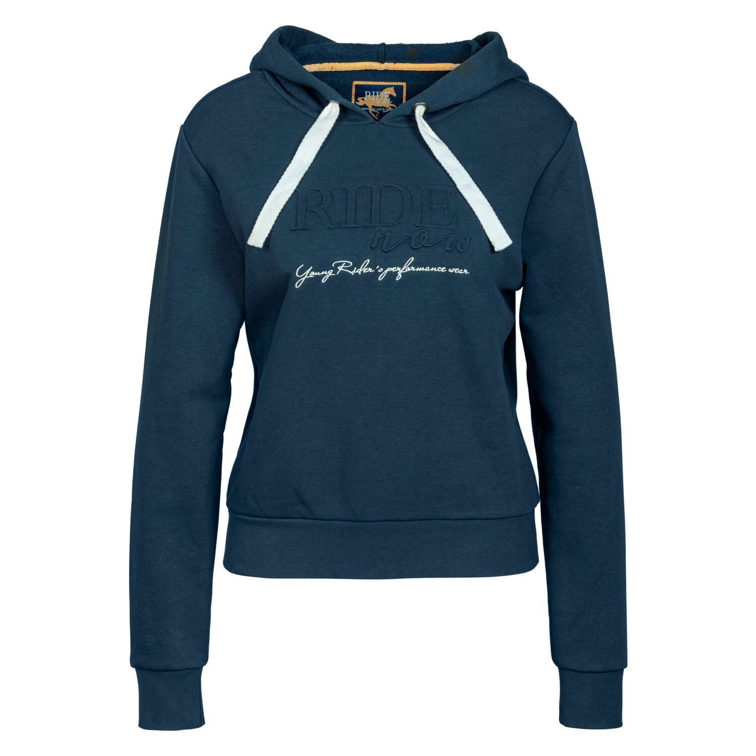 RIDE now Sweathoodie Cropped  - navy