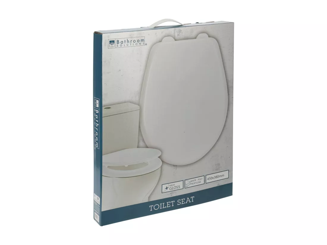 Well Home Abattant de toilette blanc 45x38x45cm