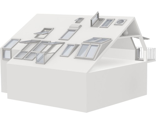 VELUX daglichtspot TWR 0K10 voor hellende daken met geprofileerde dakbedekking 36x36 cm incl. stijve buis