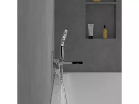 Mitigeur mécanique encastré avec inverseur VILLEROY ET BOCH Architectura Square Chrome