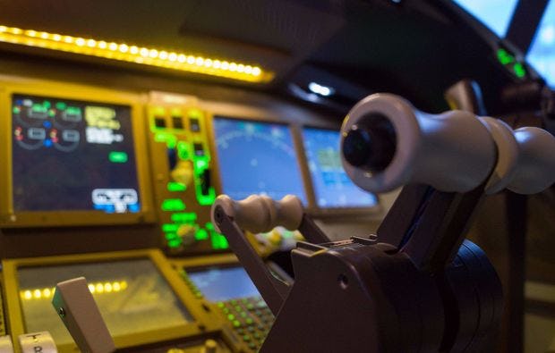 Flugsimulator Boeing 777 in Zürich als Geschenk