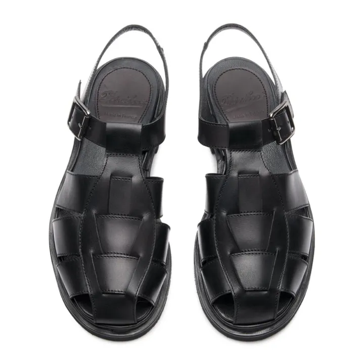 Paraboot Sandales Iberis Lisse | Noir