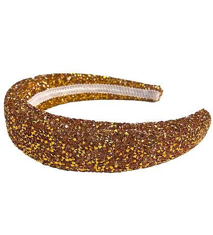 By Stær Haarreifen - Lin - Glitter - Rust/Gold