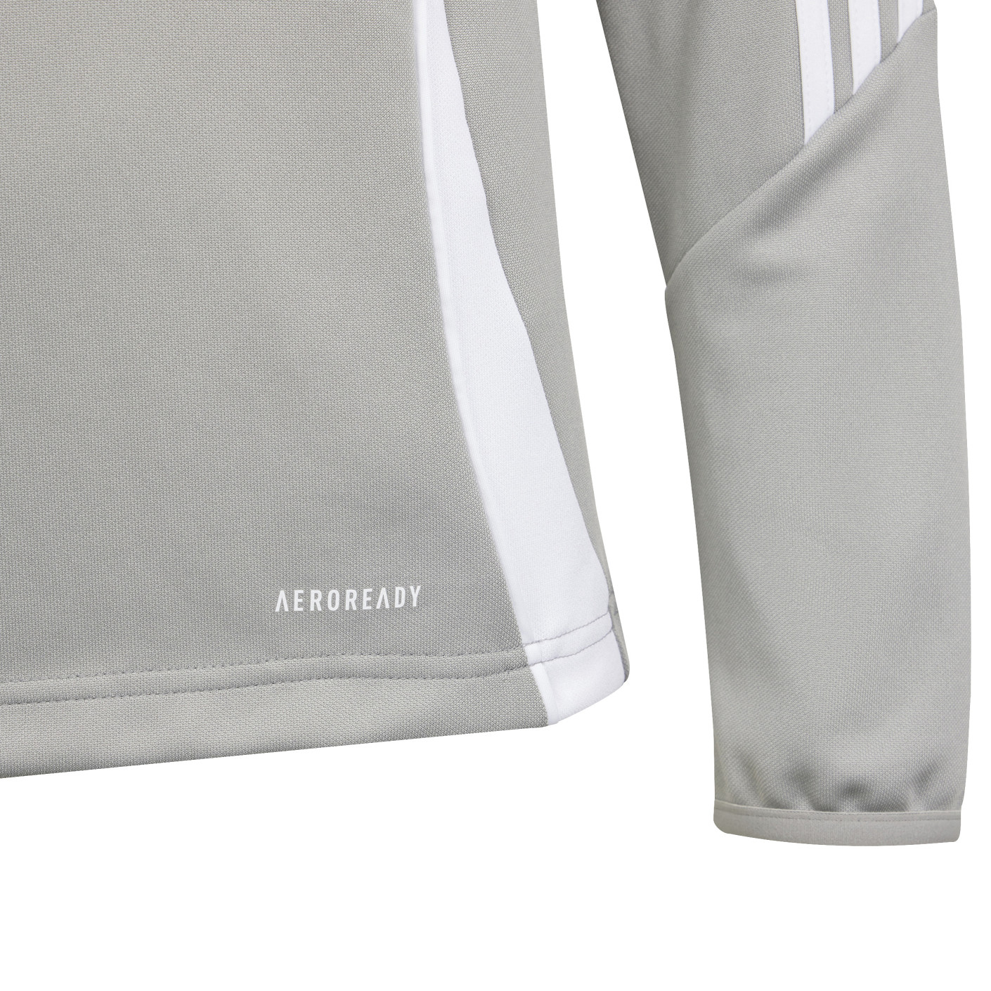 adidas Tiro 24 Trainingspak 1/4-Zip Kids Lichtgrijs Zwart Wit