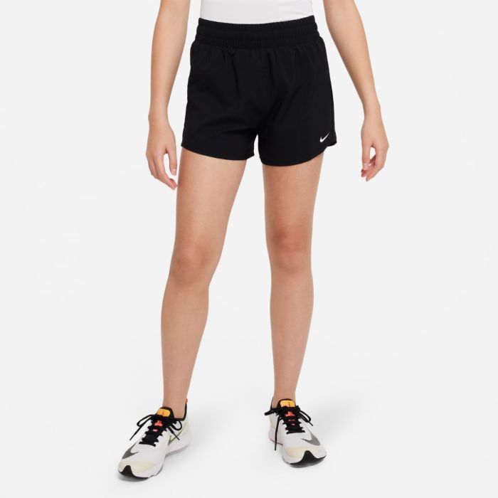 Nike Junior Shorts One Dri-FIT High Waisted Shorts Sort