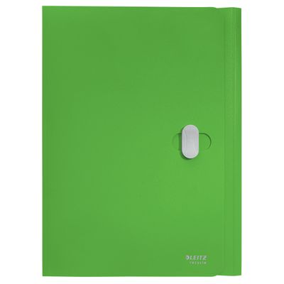 Leitz Recycle - chemise à 3 rabats - A4 - pour 150 feuilles - vert