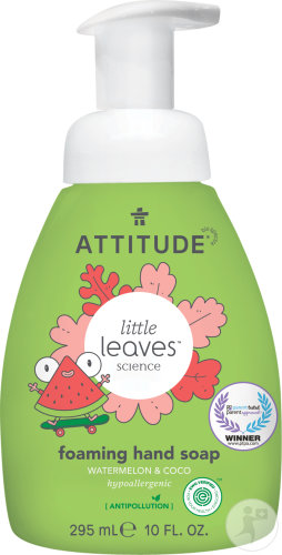Attitude Little Leaves Savon À Mains Moussant Coco Et Melon D'Eau Flacon-Pompe 295 ml