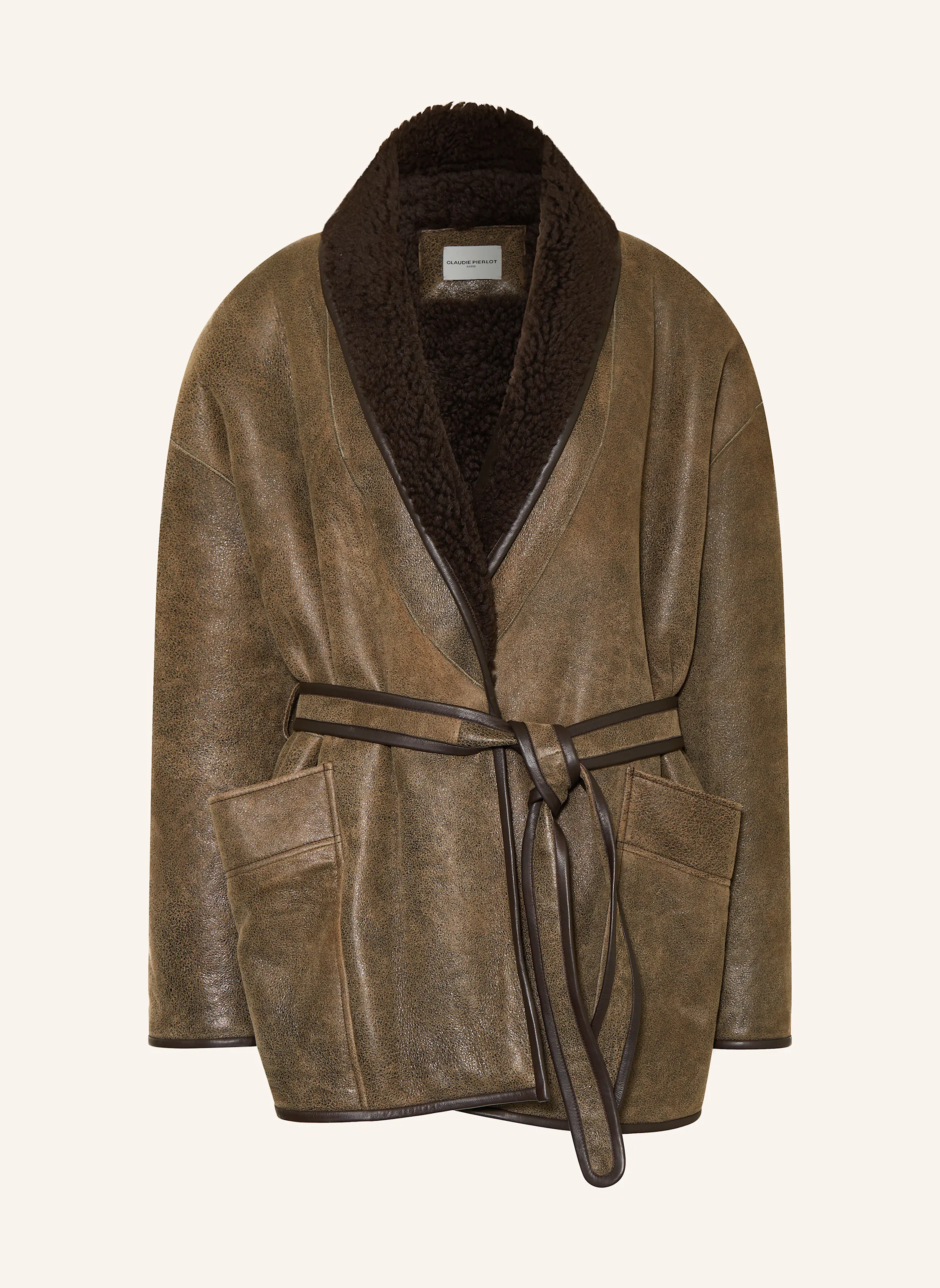 CLAUDIE PIERLOT Lederjacke