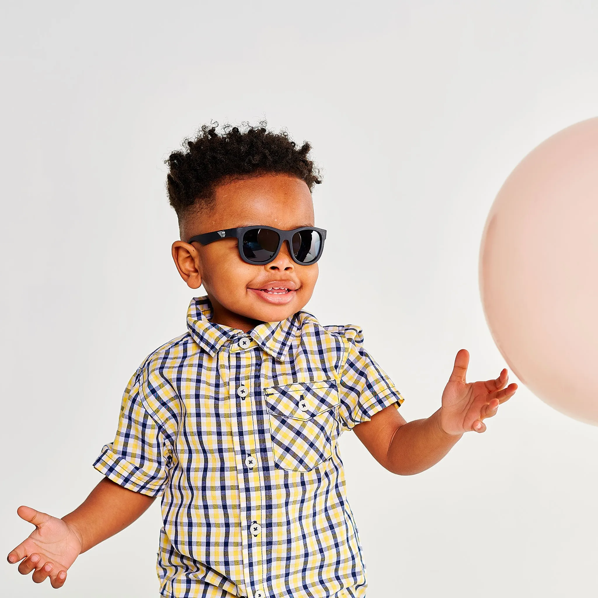 Babiators Lunette de Soleil Navigateur Noire 3-5ans
