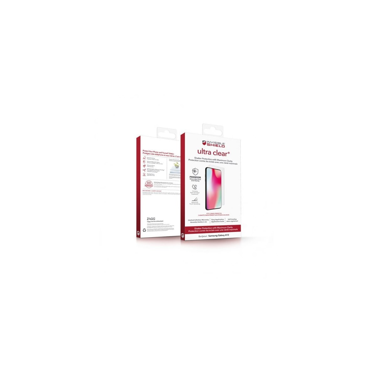 ZAGG InvisibleShield Samsung Galaxy A12 Skjermbeskytter Ultra Clear+