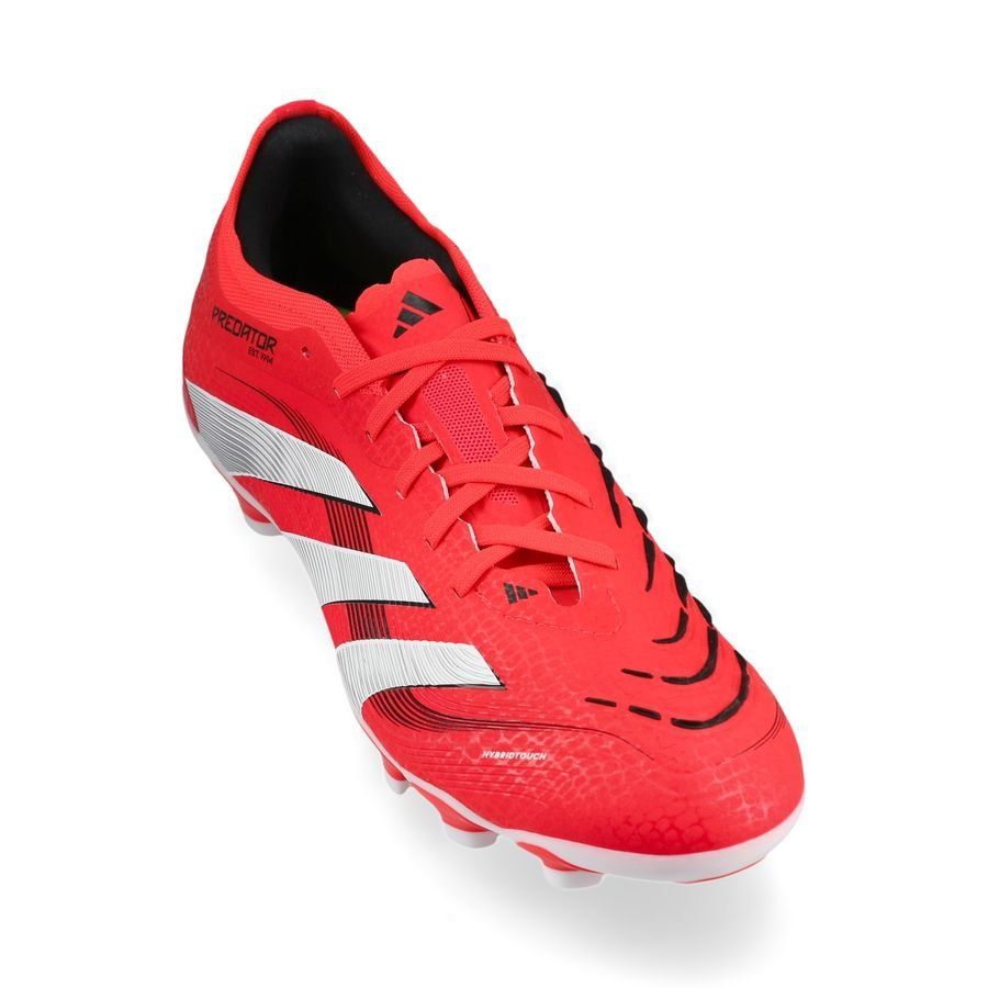 adidas Predator Pro MG Pure Victory - Lucid Red/Blanc/Noir