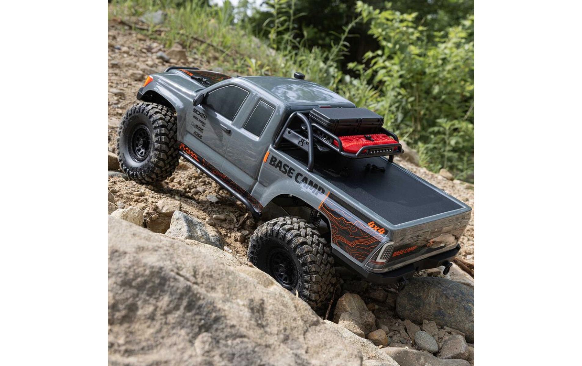 Scale Crawler SCX10 III Base Camp ARTR, Grau<br>Rockcrawler Basis Ausführung mit Spektrum