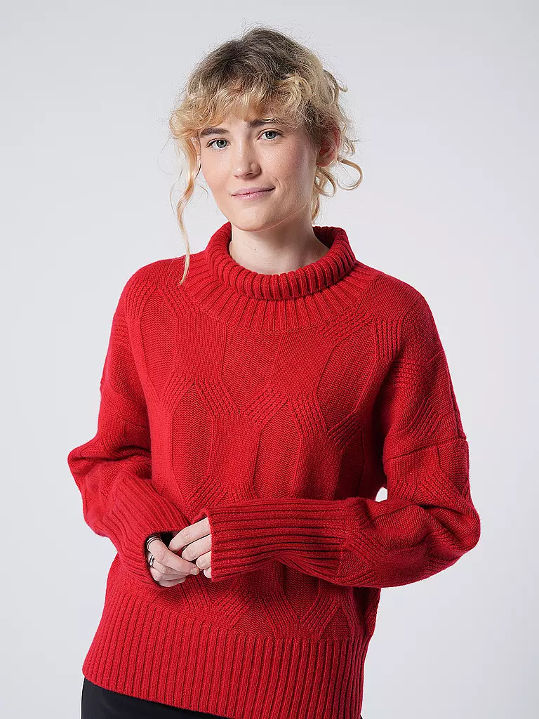 THE MERCER N.Y. Kaschmirpullover  rot