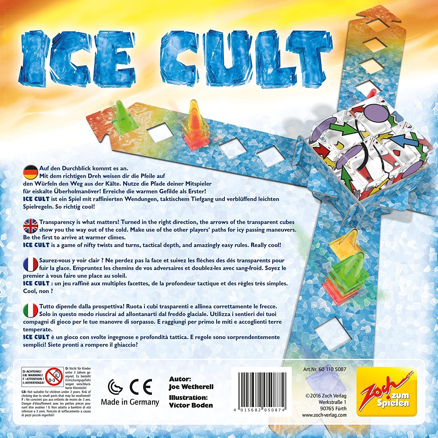 Zoch - Spiel - Ice Cult Gesellschaftsspiel Spiel