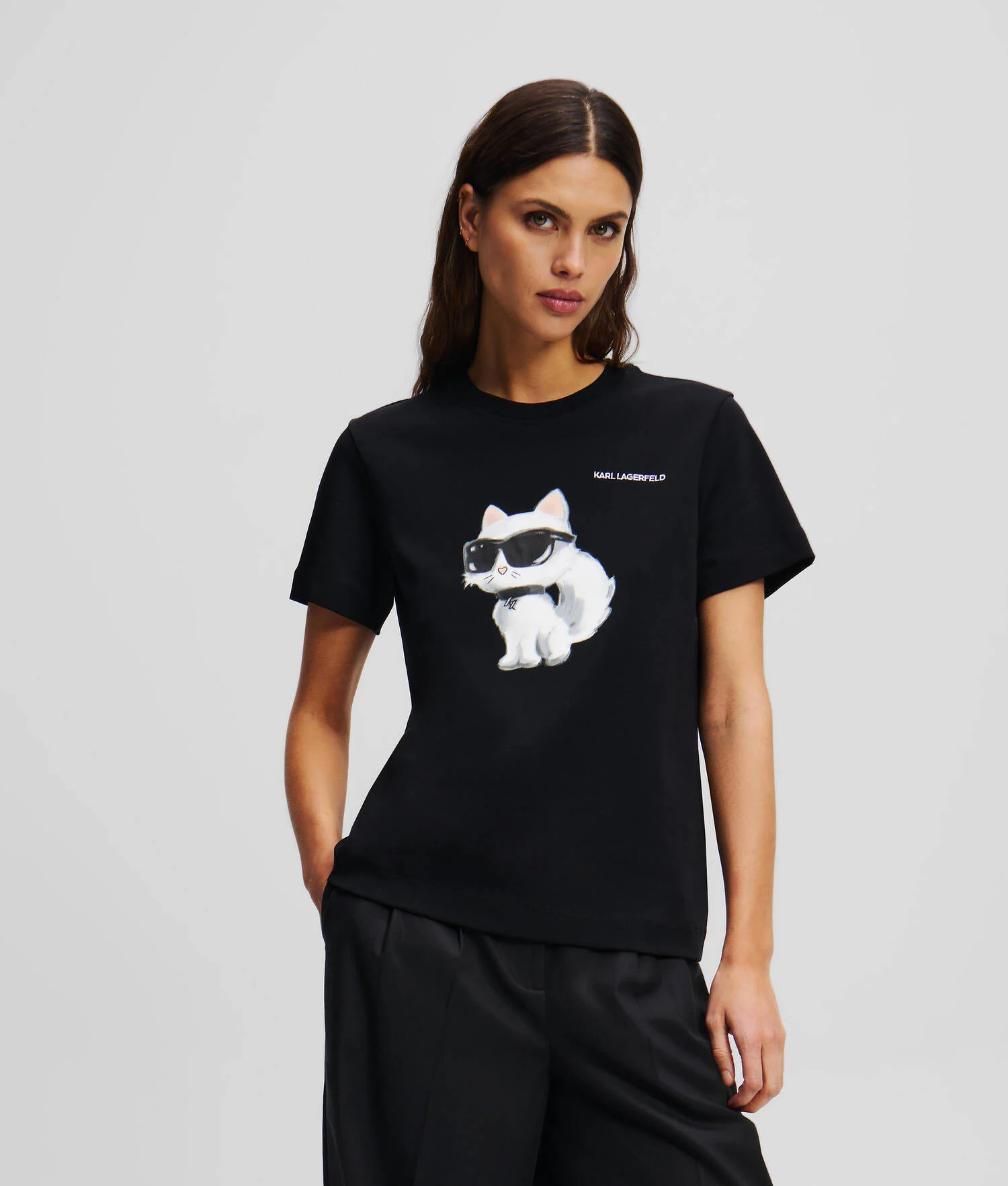 IKON CHOUPETTE AQUARELLE T-SHIRT - Noir