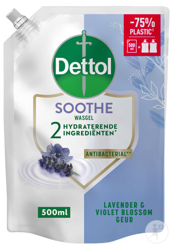 Dettol Recharge Gel Lavant Relaxant Lavande Et Violette 500ml