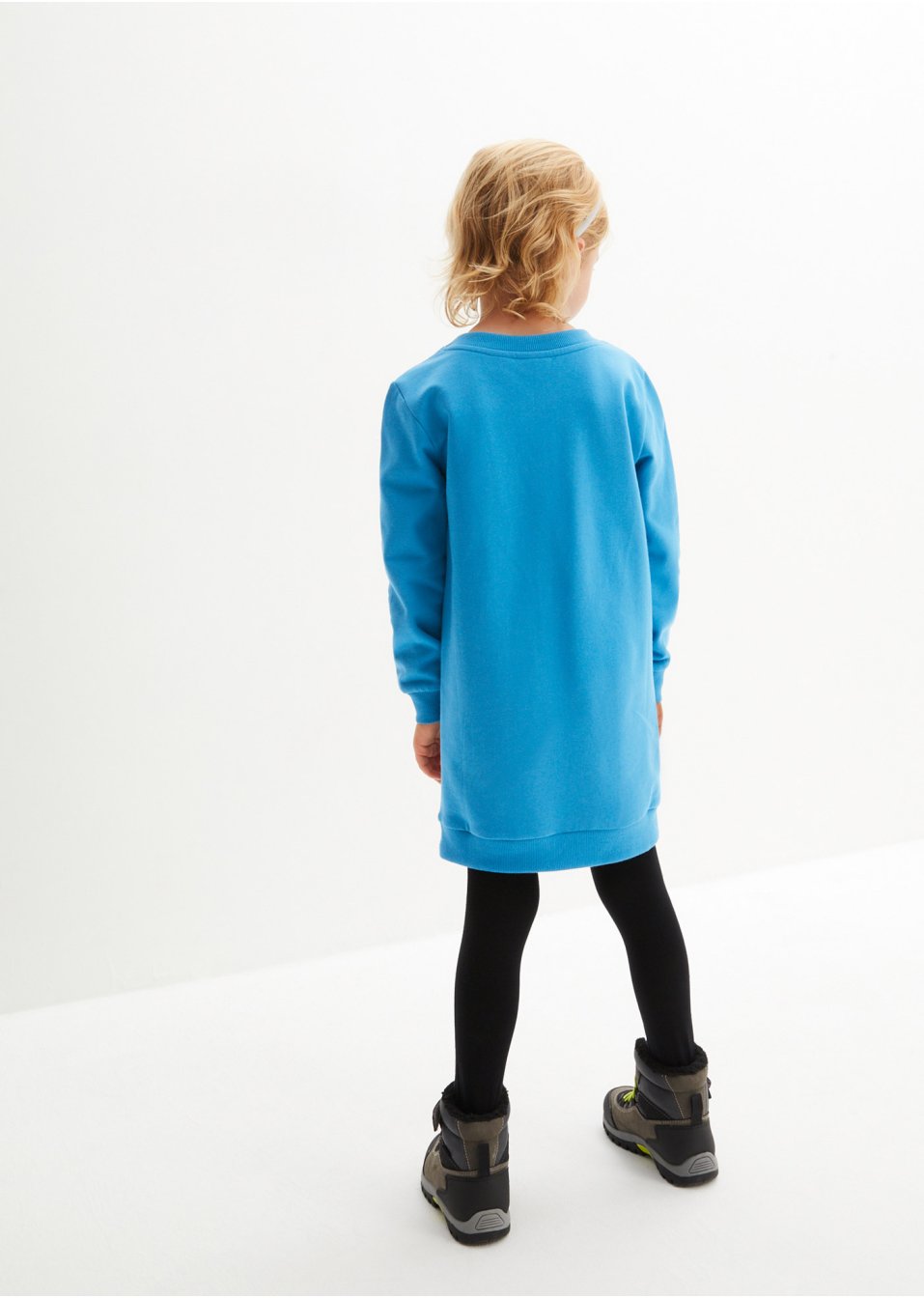 Robe sweat fille en coton