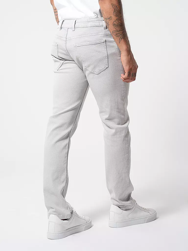 ELEVENTY Jeans Slim Fit hellgrau