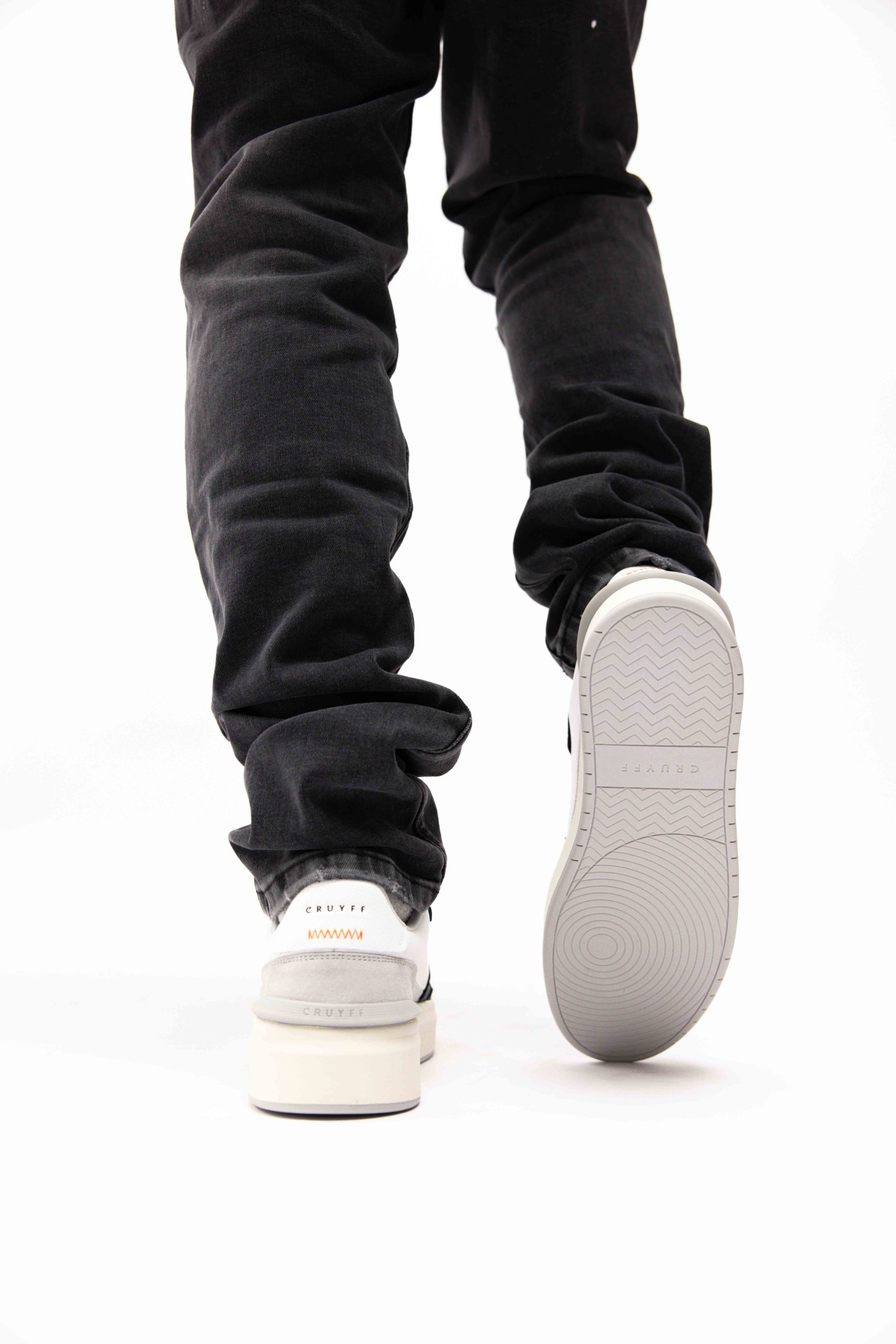 Cruyff Endorsed Tennis Sneakers Heren Wit/Donkerblauw