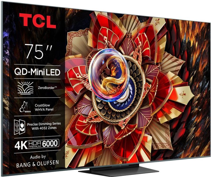 TCL - C9K - 75 Inch - 4K MiniLED - ZeroBorder Design - QLED Technologie