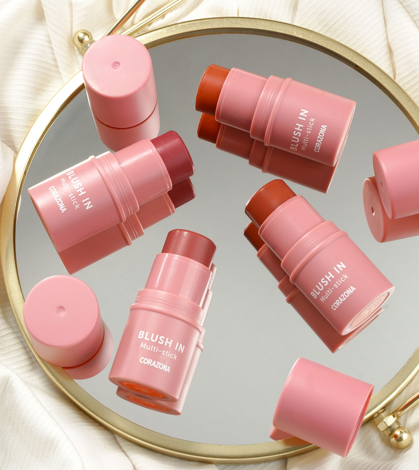 CORAZONA - Blush multistick Blush In - Marsala Sunset
