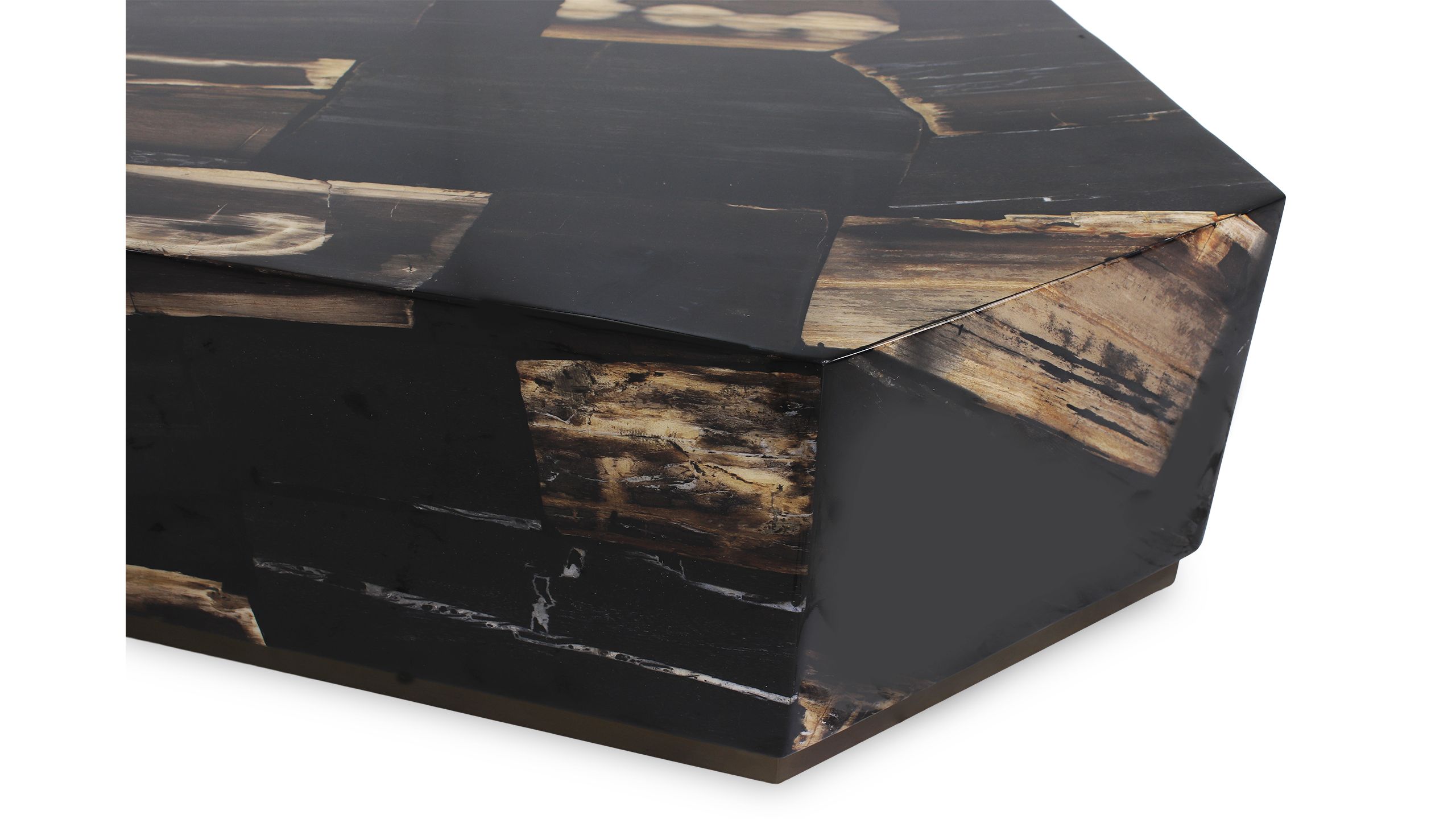 Salontafel Petrified Wood Large 706817 Rayn B87 x D80 x H31 cm