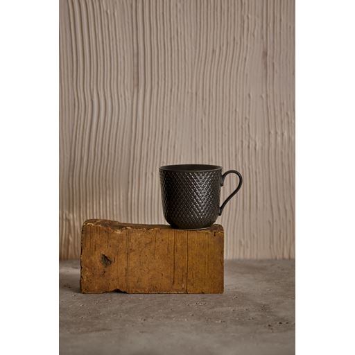Lyngby Porcelæn Rhombe Earth Krus, Slate, 39 cl