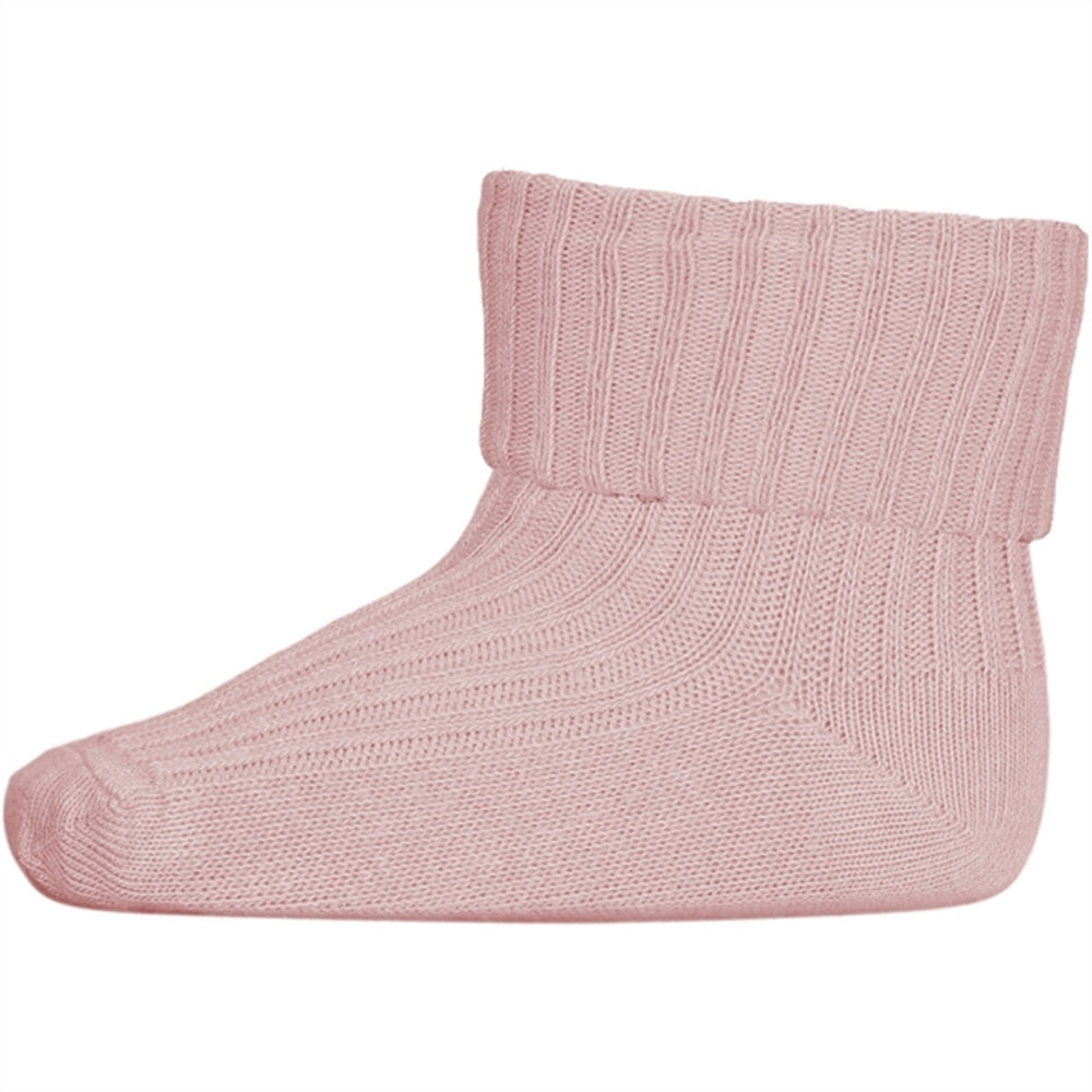 Køb MP Danmark 533 Bomuld Rib Baby Strømper 4150 Silver Pink