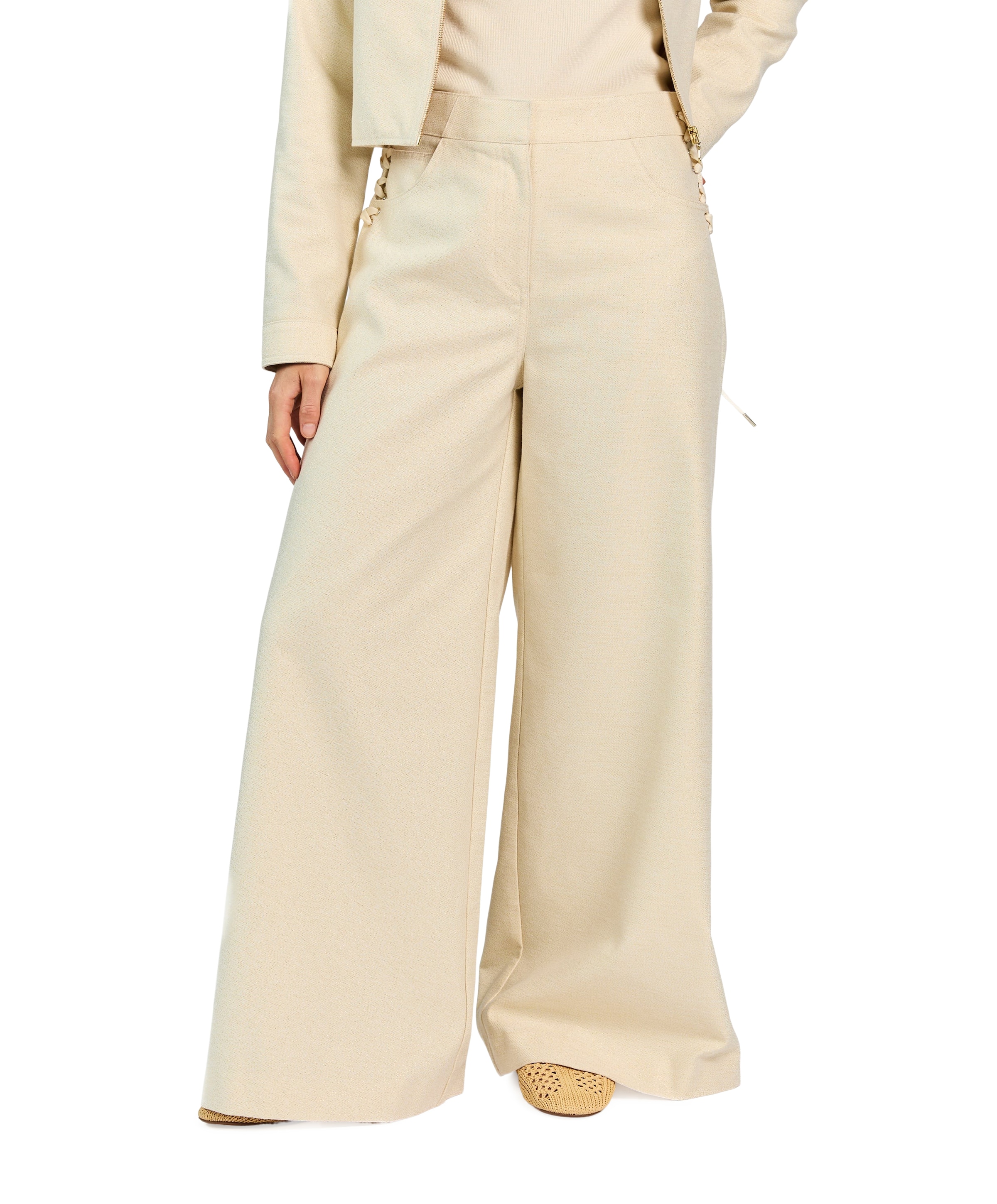 Aaiko NORE LACING CO 545 dames broek ecru