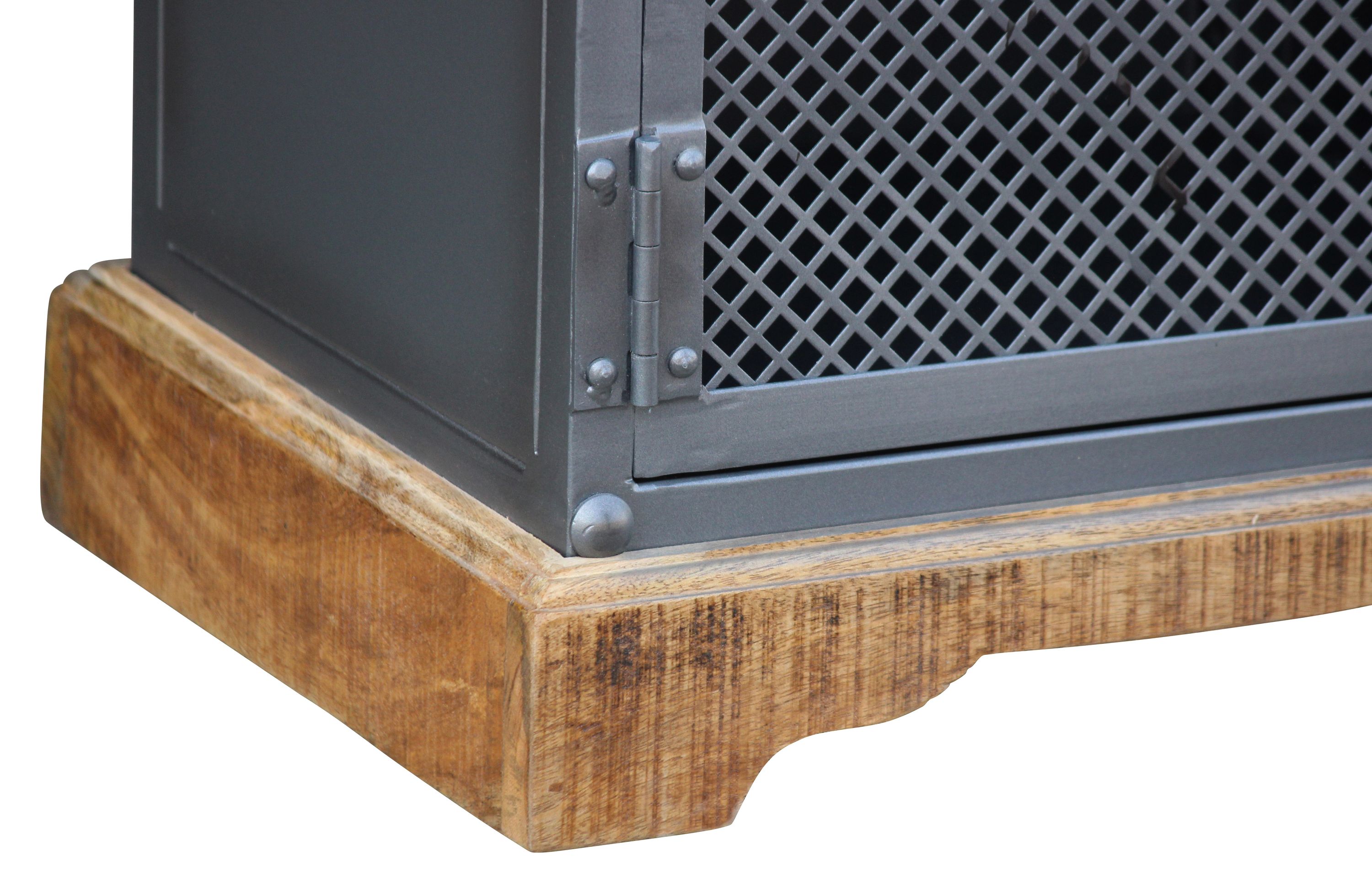 Beistellschrank Holz SAMO 45 x 80 cm