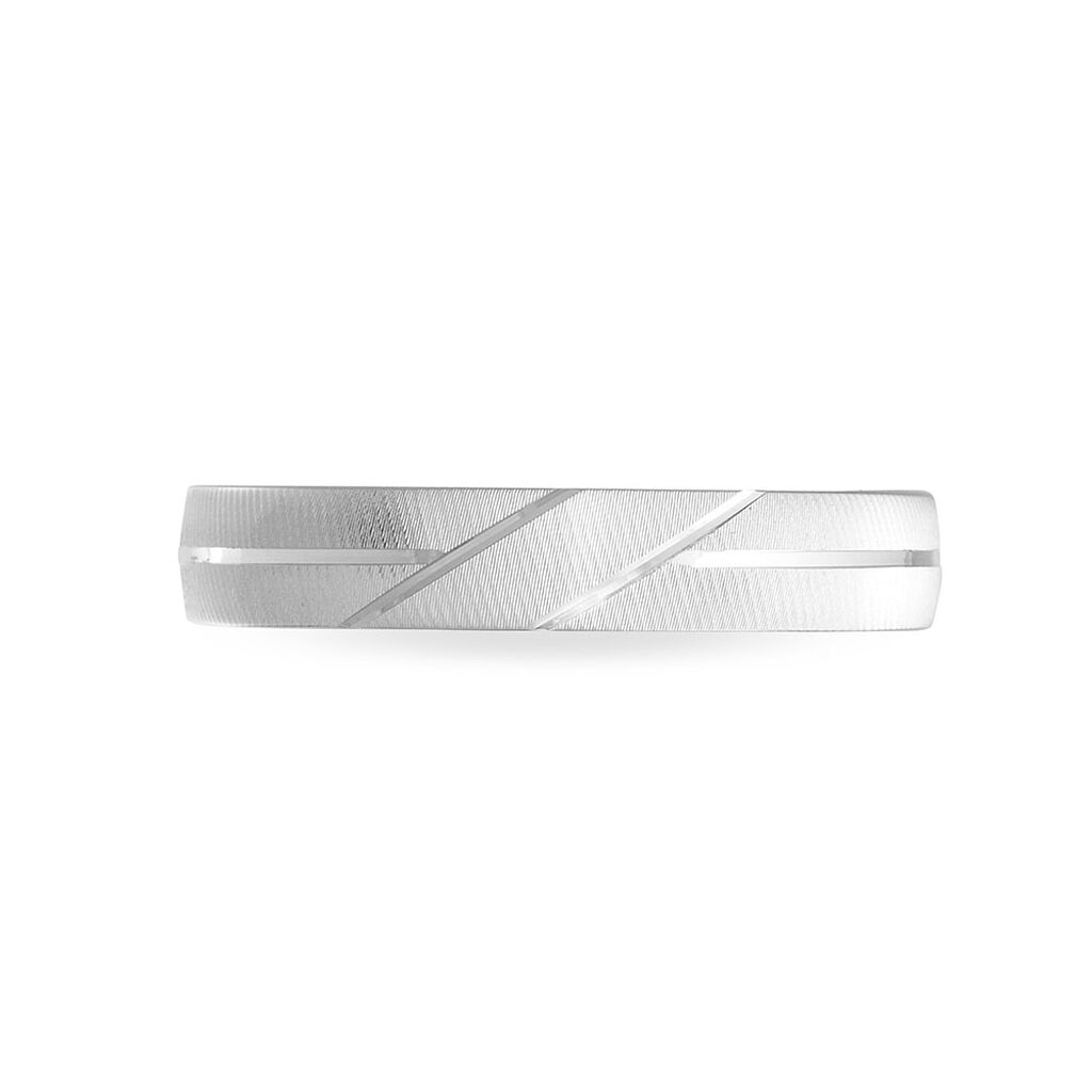 Alliance Mercure Ruban Plat Or Blanc