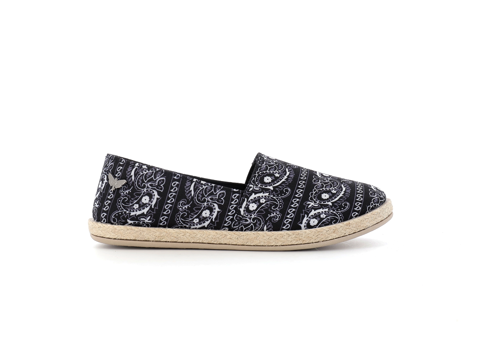 Les petites bombes-ZOE BANDANA Textile Noir Blanc