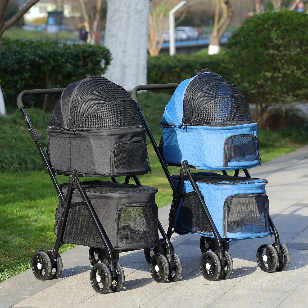 Pawz Road Hundewagen 87×48×104 cm blau