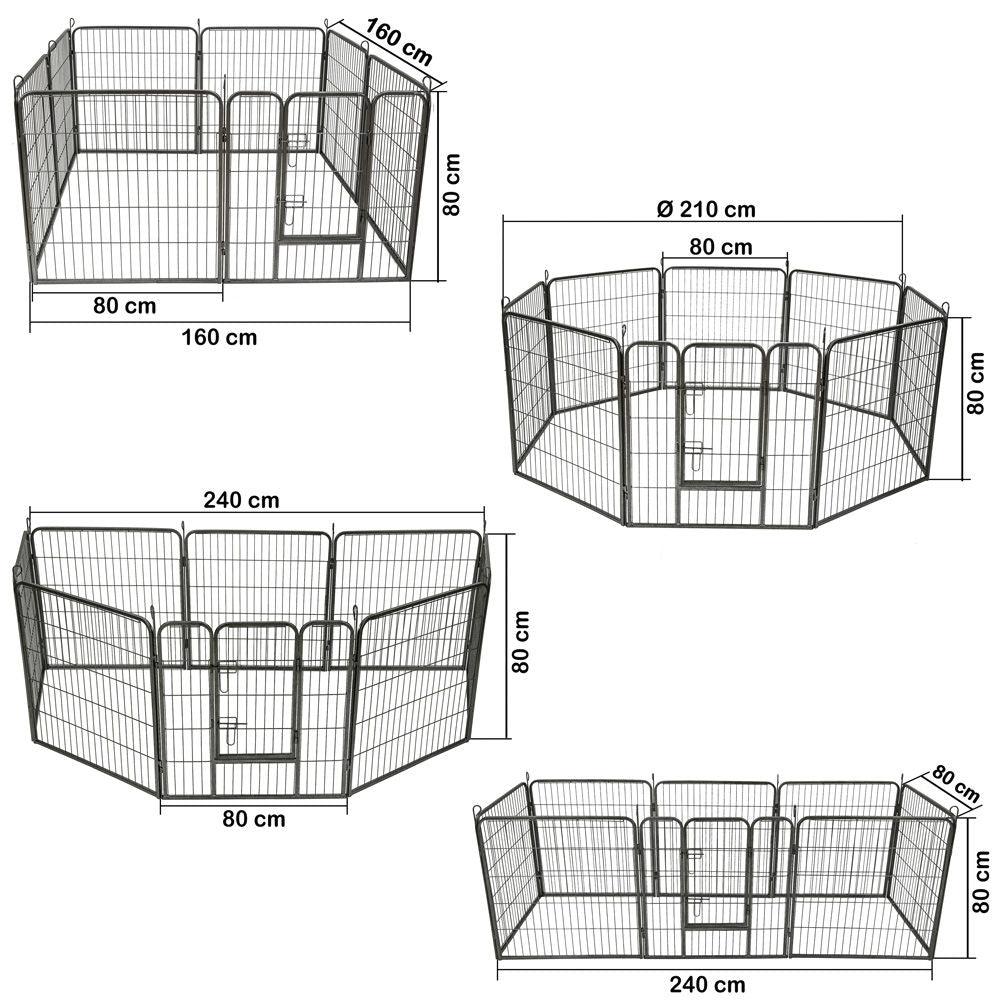 Enclos pour chien modulable 80 cm