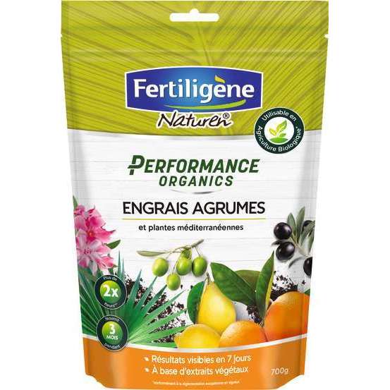 Performance organics -engrais agrumes et plantes méditerrané. UAB 700g