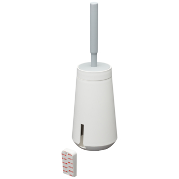 Tiger Toiletborstelhouder TESS met Swoop borstel flexibel wit/ lichtgrijs