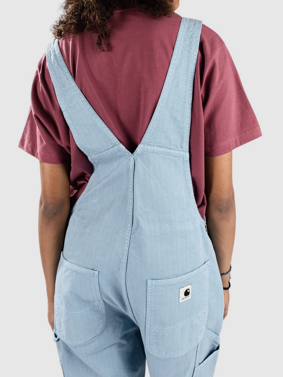 Carhartt WIP Norris Bib Overall Denim Dungarees misty sky garment dyed