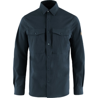 Fjällräven Abisko Trekking Hemd Dark Navy Herren