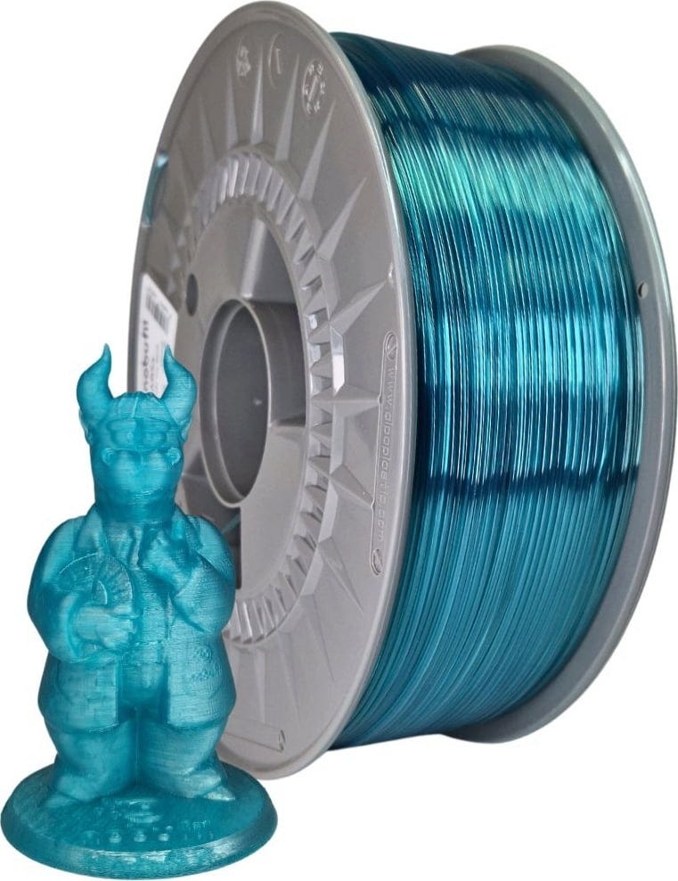 Nobufil  ABSx Candy Ice Blue, 1,75 mm / 1000 g    ABS Filament aus recycelten Kunststoffen