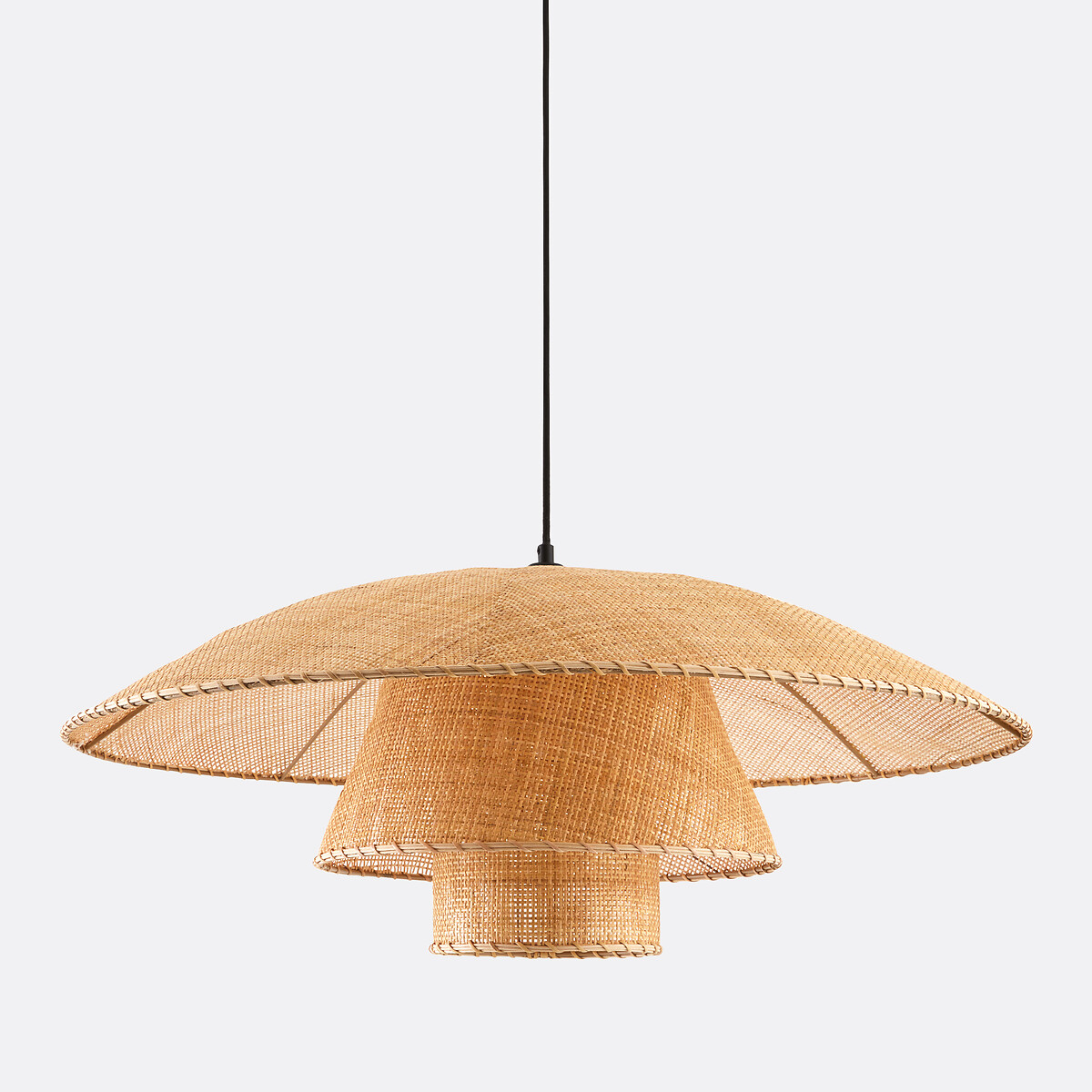 LA REDOUTE INTERIEURS<br>Luminária pendente de rattan Ø80 cm, Lola