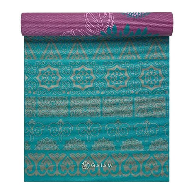 Gaiam Kiku Yoga Mat 6mm Premium Reversible