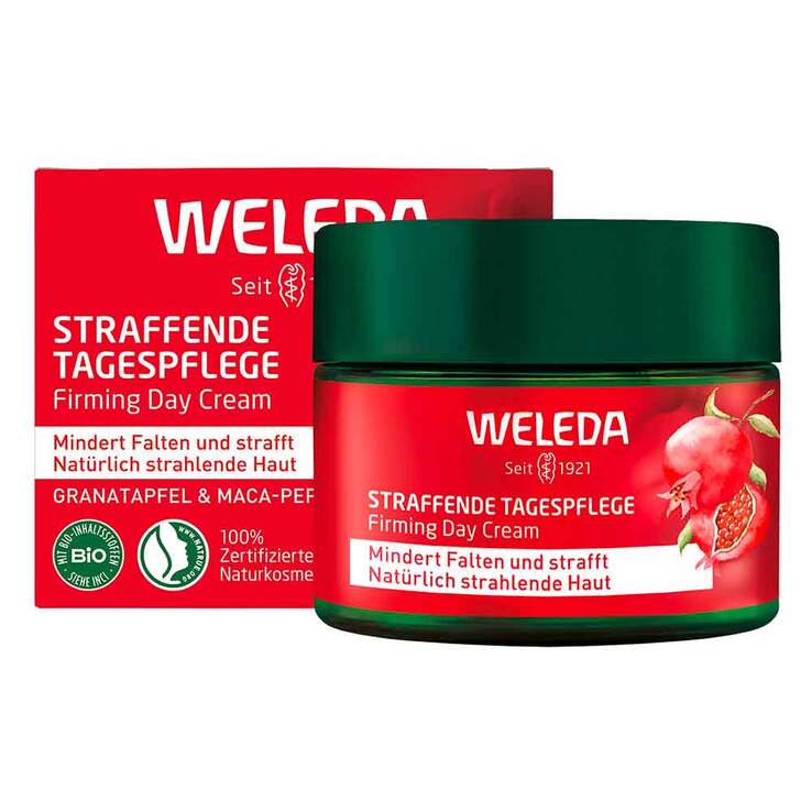 Weleda straffende Tagespflege Granatapfel & Maca, 40 ml