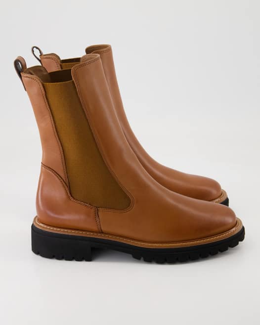 Paul Green 8026-016 Chelsea Boots in Braun