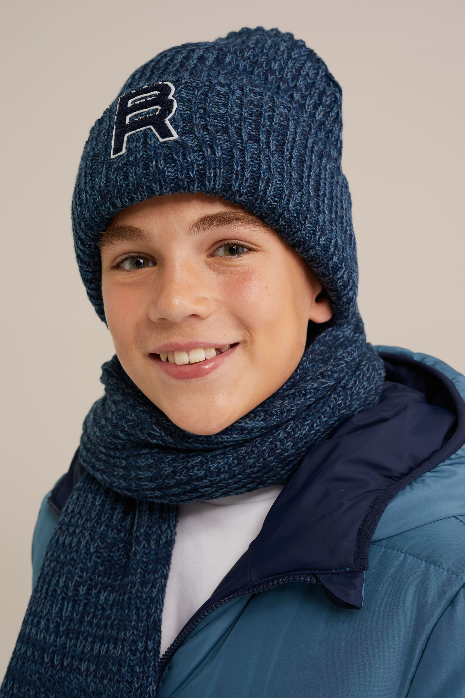 Jongens beanie Blue Ridge Donkerblauw