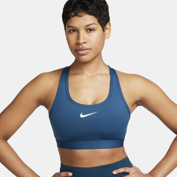 Nike Dri-FIT Medium Support polstret sports bh Blå