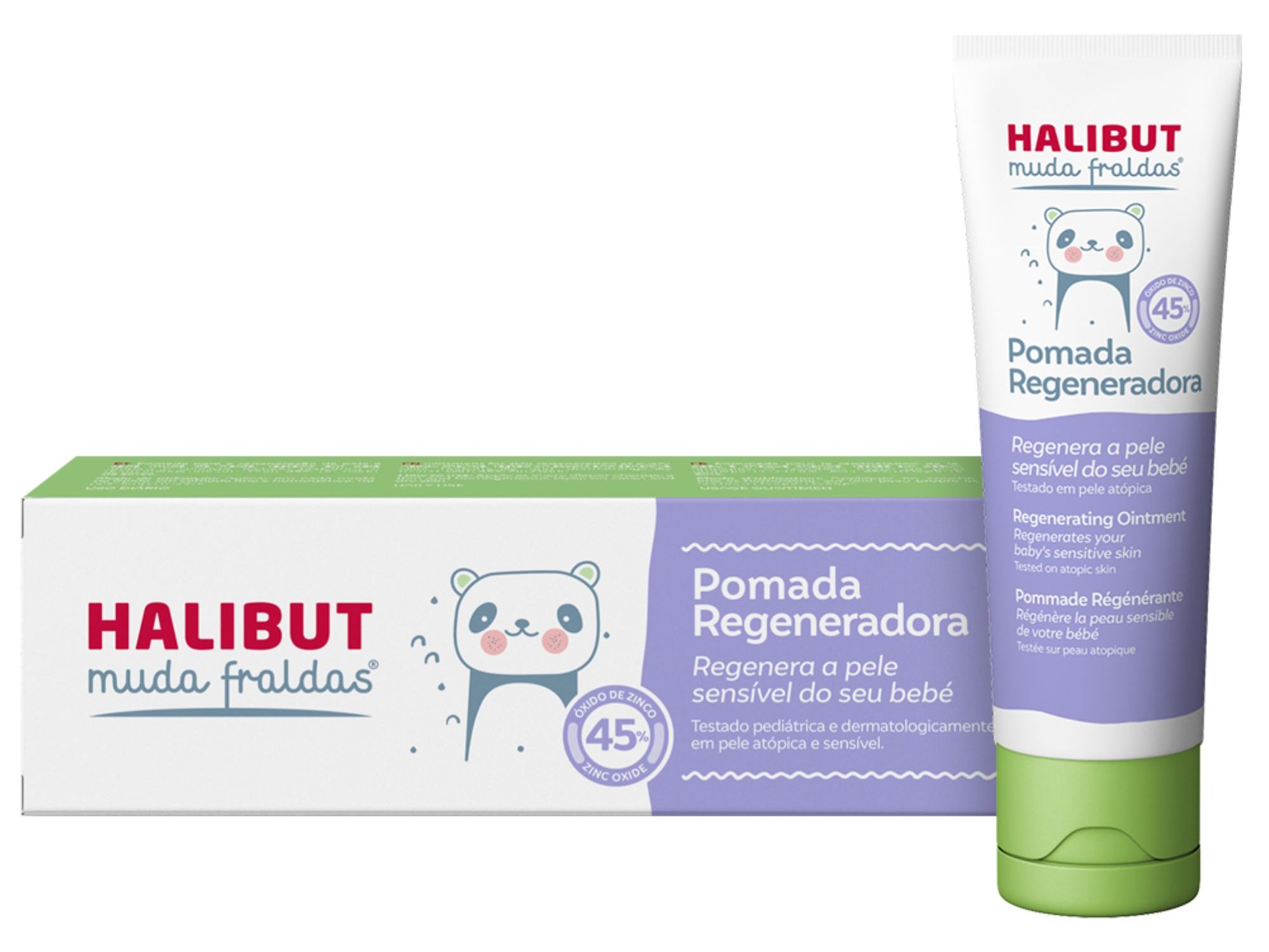 POMADA HALIBUT MUDA FRALDAS REGENERAD45ZN 50G